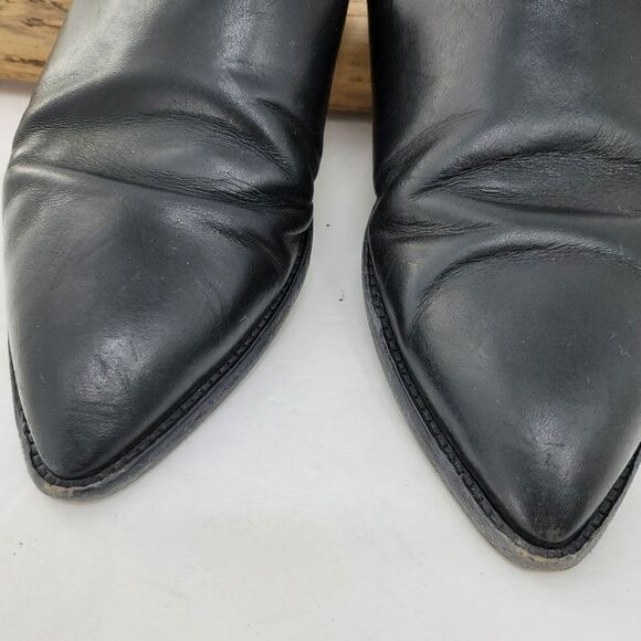 ATP atelier All Tomorrow's Parties plack leather mules - Picture 5 of 9